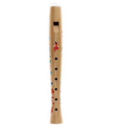 Children's wooden recorder - Fairies in the Garden