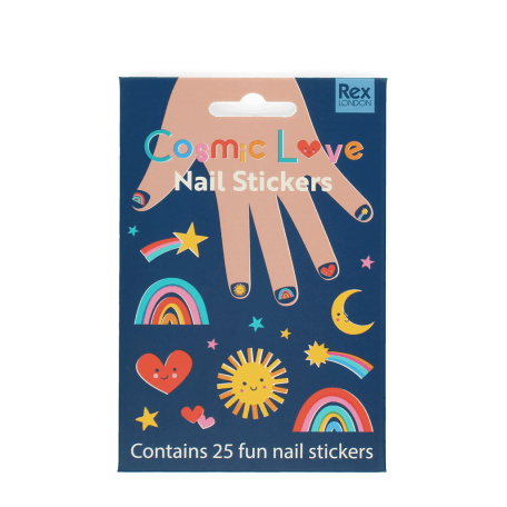 Children's nail stickers - Cosmic Love