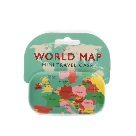 Mini travel case - World Map