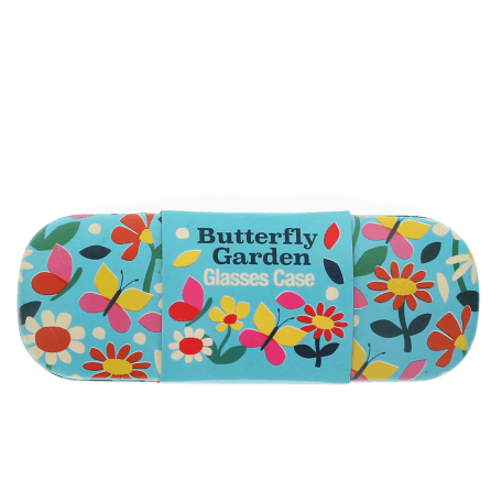 Glasses case & cleaning cloth - Butterfly Garden