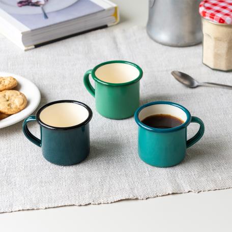 Enamel espresso mug