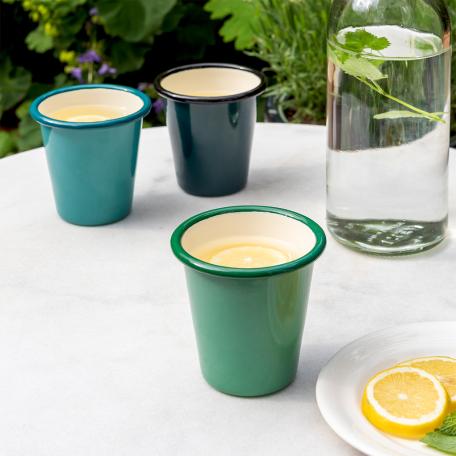 Enamel tumbler - Green