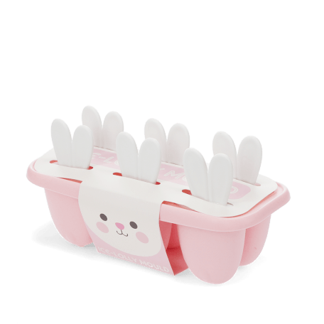 Bunny ear ice lolly mould - Pink