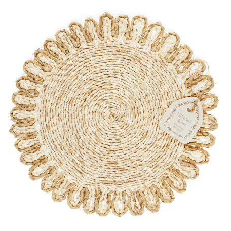 Corn husk placemat - Natural