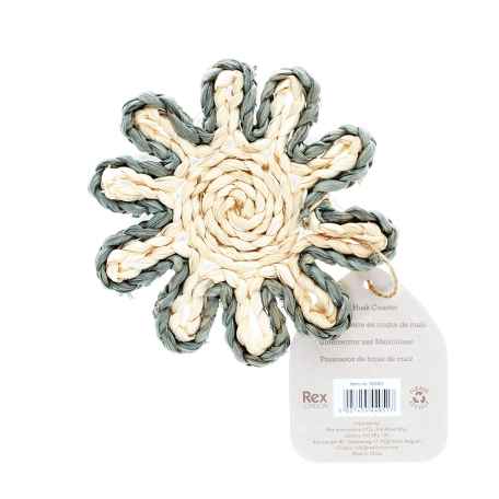 Corn husk coaster - Grey