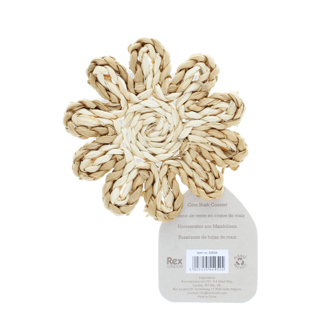 Corn husk coaster - Natural