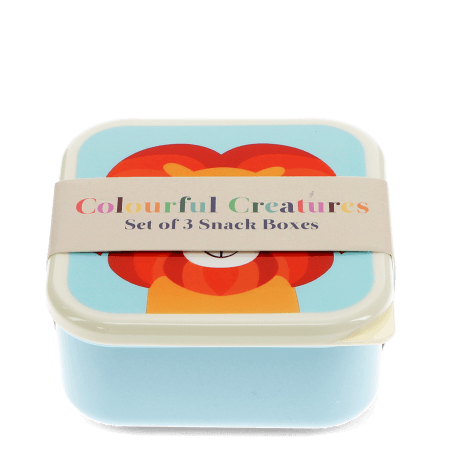 Snack boxes (set of 3) - Colourful Creatures