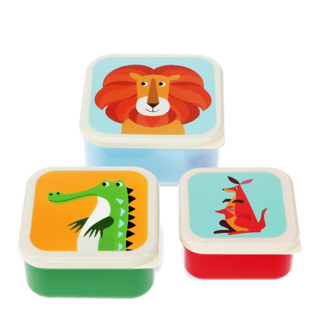 Snack boxes (set of 3) - Colourful Creatures