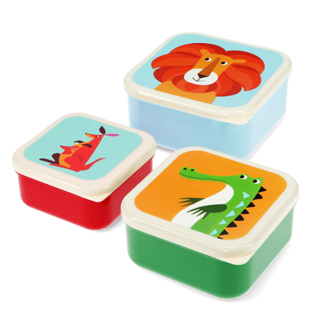 Snack boxes (set of 3) - Colourful Creatures