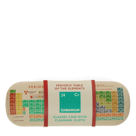 Glasses case & cleaning cloth - Periodic Table