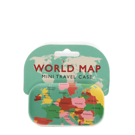 Mini travel case - World Map