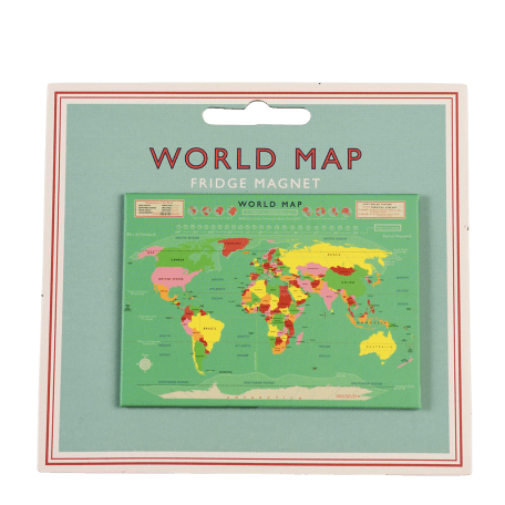 World Map Fridge Magnet