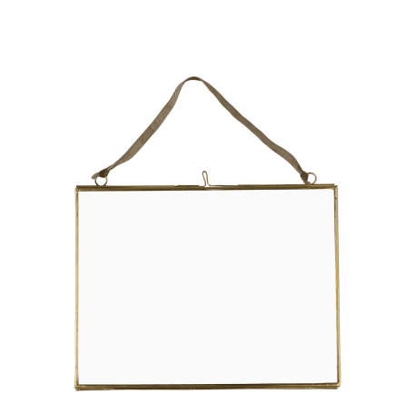 Landscape Hanging Brass Frame 20x15cm