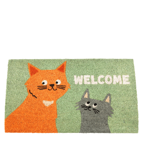 nine lives design doormat surface