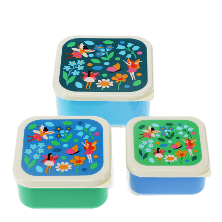 Snack boxes (set of 3) - Fairies in the Garden