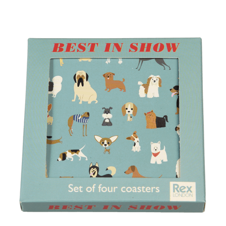 Best In Show coasters (set of 4) in box