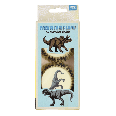 Prehistoric Land cupcake cases pack of 50 in box