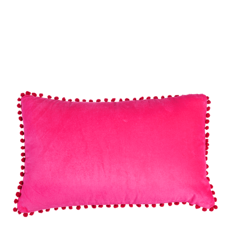 Pink Pom Pom Cushion