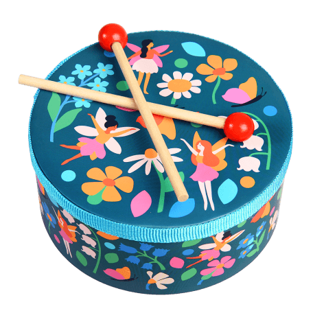 Fairies In The Garden Drum With Drumsticks