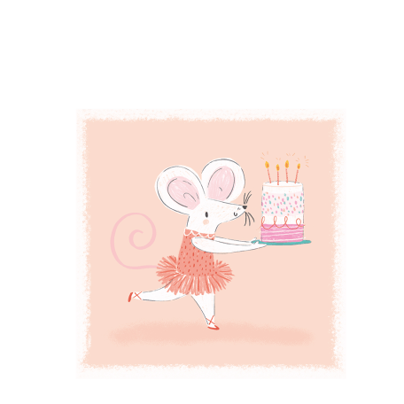 Mimi And Milo Birthday Card