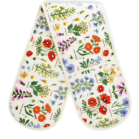 Double Oven Glove - Wild Flowers