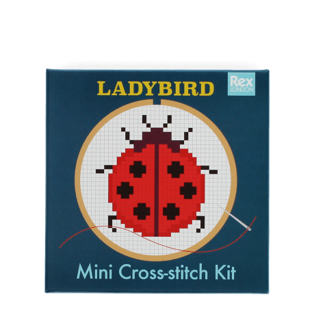 Mini Cross-Stitch Kit - Ladybird