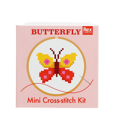 Mini Cross-Stitch Kit - Butterfly