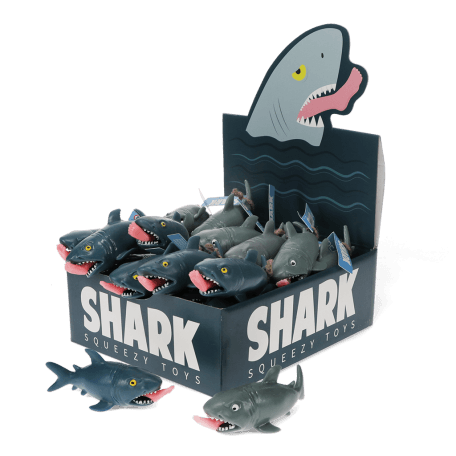 Shark squeezy toy