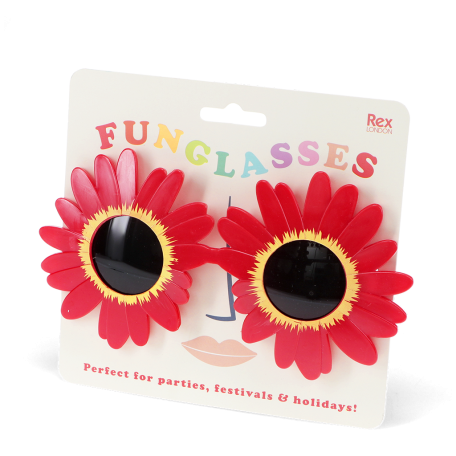 Funglasses - Red sunflower