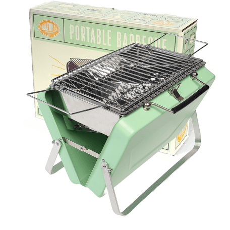 Portable Suitcase Bbq - Pistachio