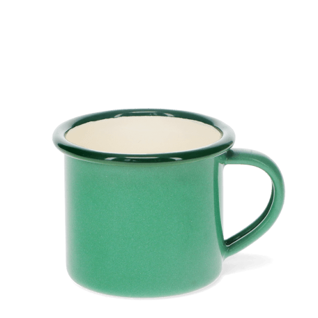 Enamel espresso mug - Green