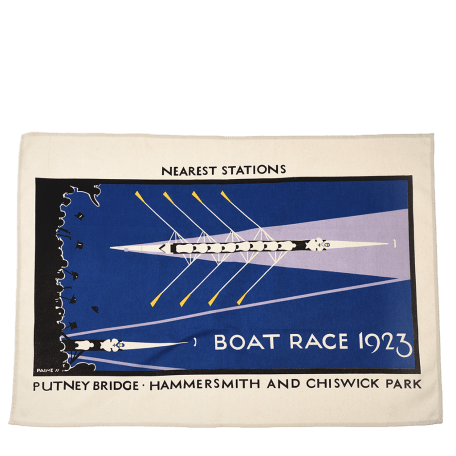 Cotton tea towel - TfL Vintage Poster "Boat Race"