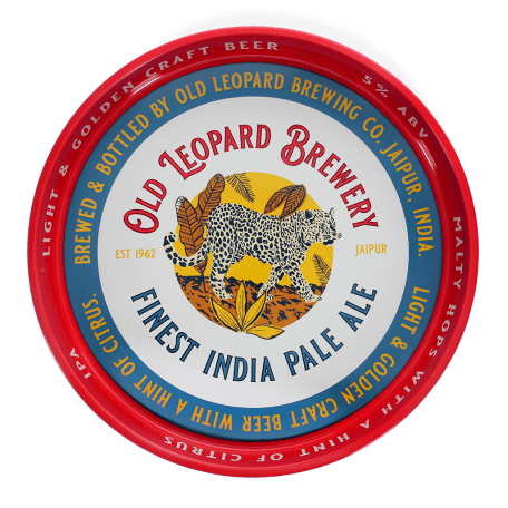 Round Serving Tray - Old Leopard Brewery