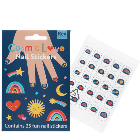 Children's nail stickers - Cosmic Love