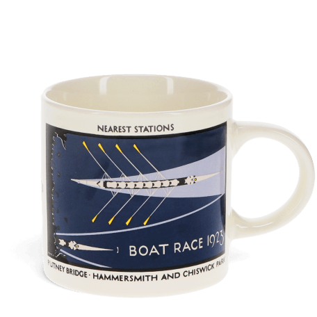 Ceramic mug - TfL Vintage Poster "Boat Race"