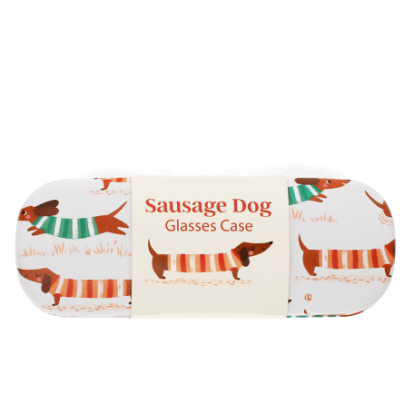 Glasses case & cleaning cloth - Sausage Dog