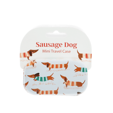 Mini travel case - Sausage Dog