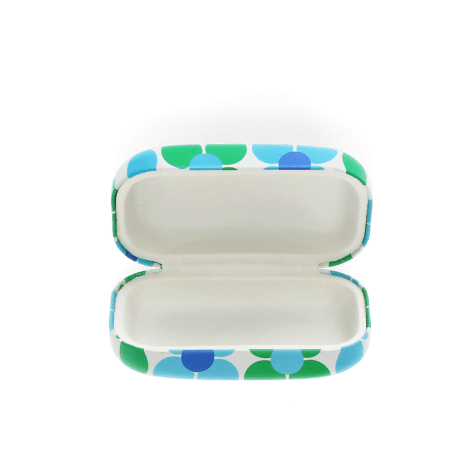 Mini travel case - Blue and green Daisy