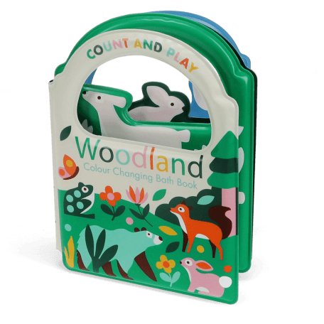 Colour changing bath book - Woodland