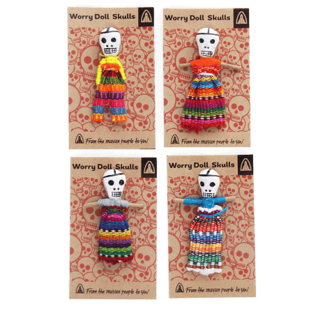 Worry dolls - Skull (assorted)