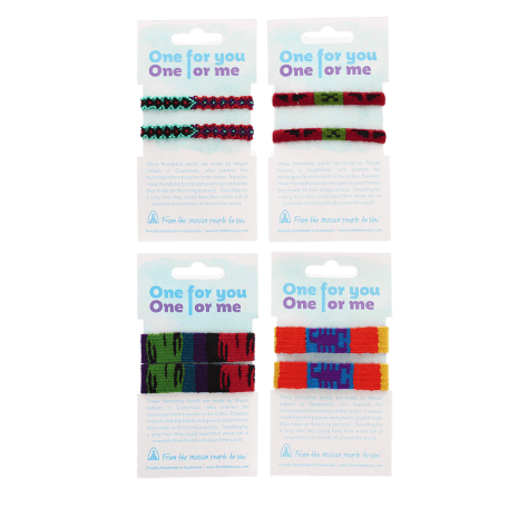 Handmade Mayan friendship bracelets - Assorted