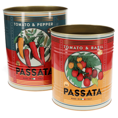 Large storage tins (set of 2) - Passata