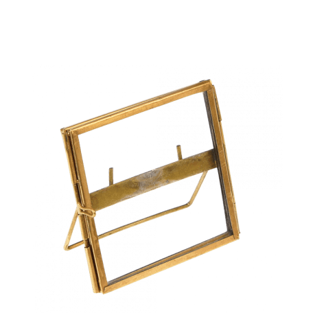 Standing Brass Frame 8x8cm