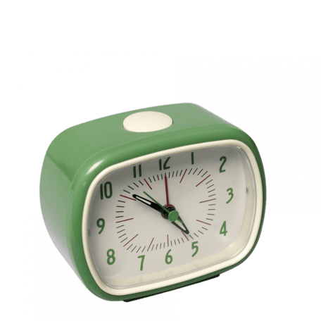 Retro alarm clock - Green