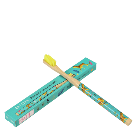 Bamboo toothbrush - Cheetah