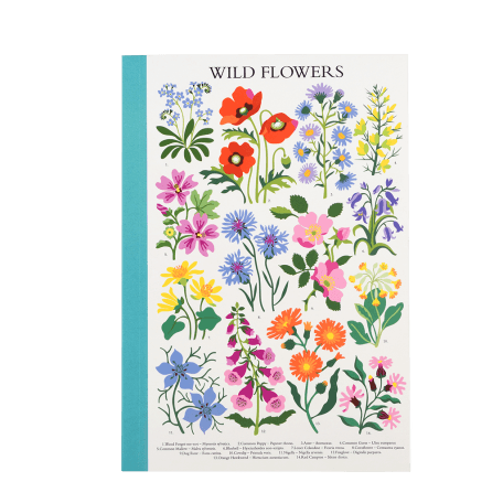 A5 notebook - Wild Flowers