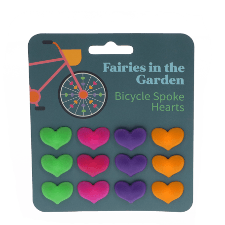 Bicycle spoke hearts - Fairies in the Garden