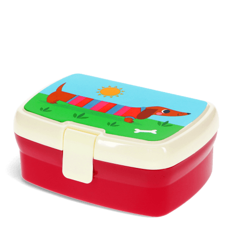 Lunch box with tray - Sausage Dog