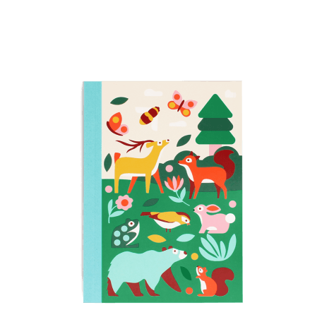 A6 notebook - Woodland