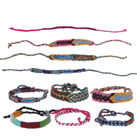 Handmade Mayan bracelets - Assorted single